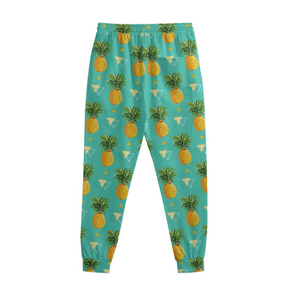 Geometric Pineapple Pattern Print Sweatpants