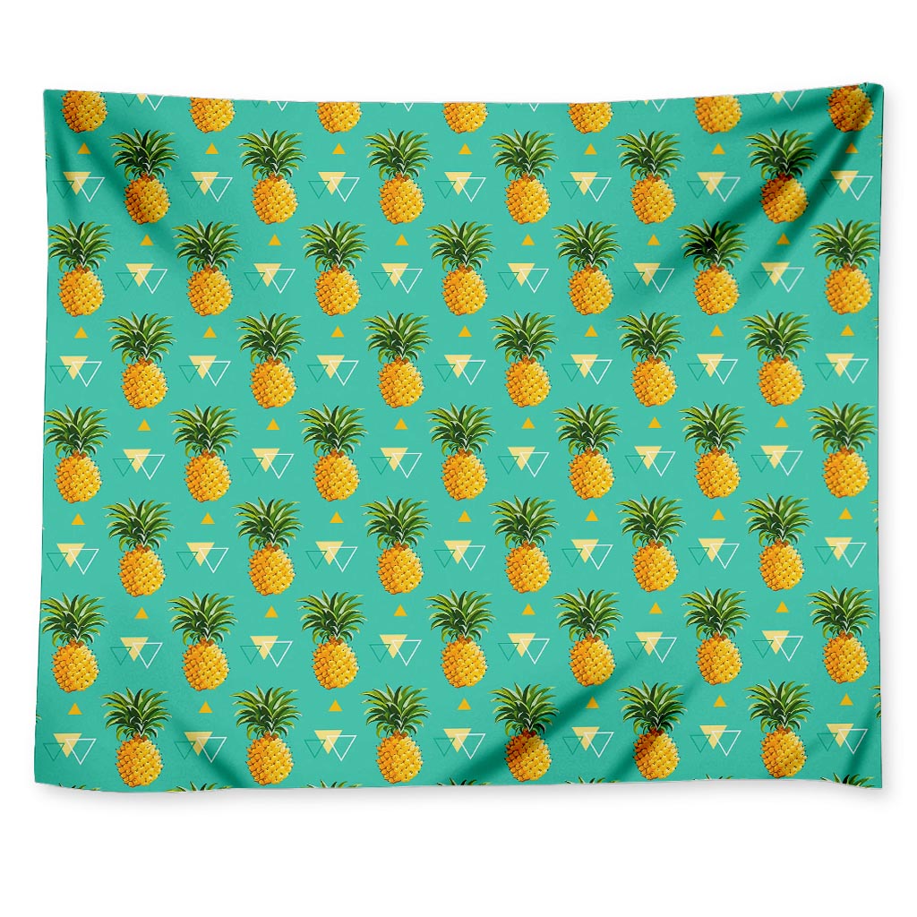 Geometric Pineapple Pattern Print Tapestry