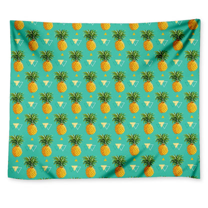 Geometric Pineapple Pattern Print Tapestry