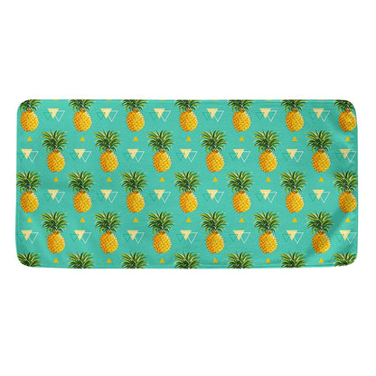 Geometric Pineapple Pattern Print Towel