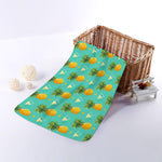 Geometric Pineapple Pattern Print Towel