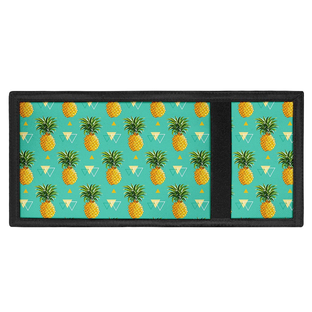 Geometric Pineapple Pattern Print Trifold Wallet