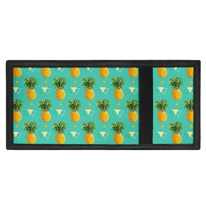 Geometric Pineapple Pattern Print Trifold Wallet