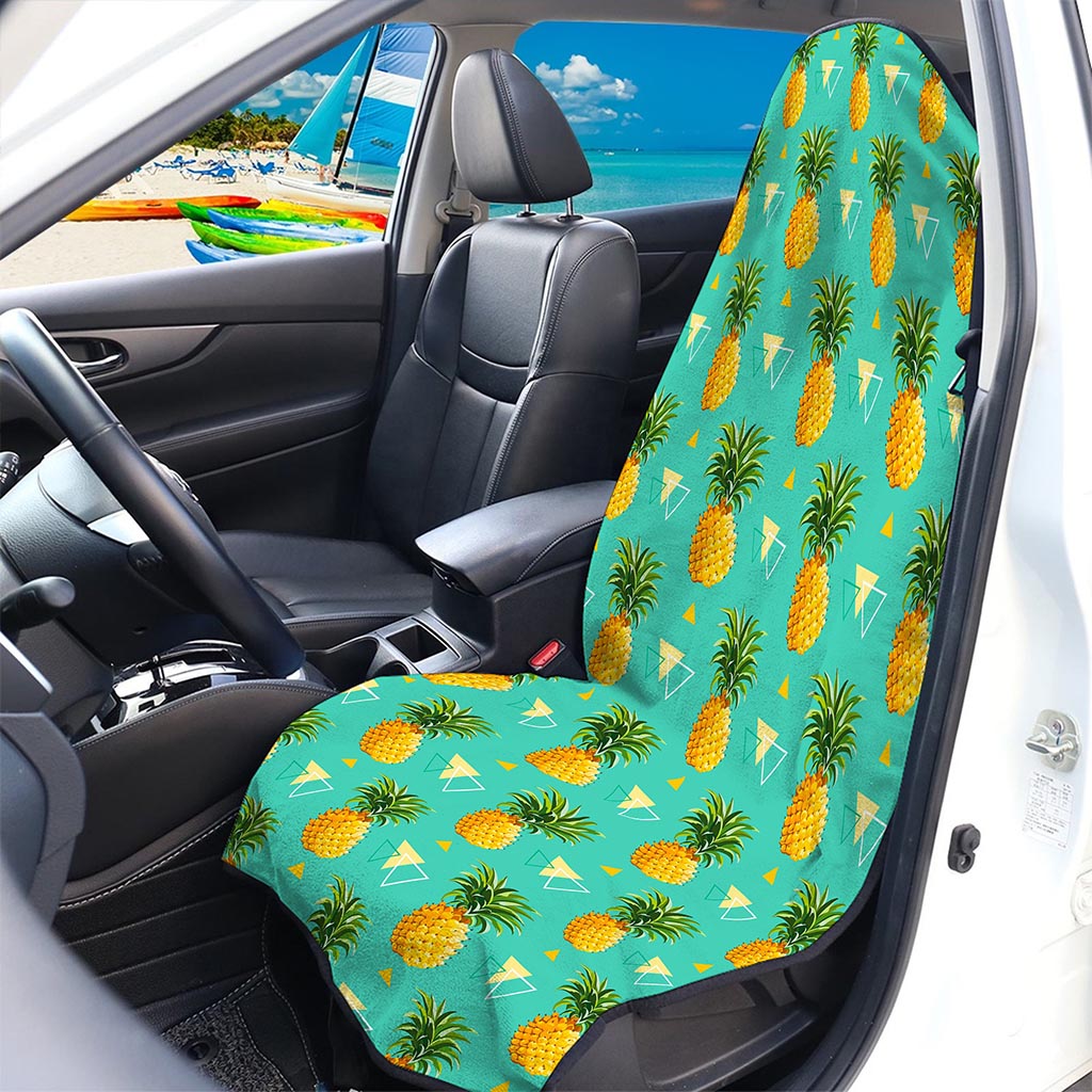 Geometric Pineapple Pattern Print Waterproof Car Seat Cover