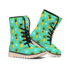 Geometric Pineapple Pattern Print Winter Boots