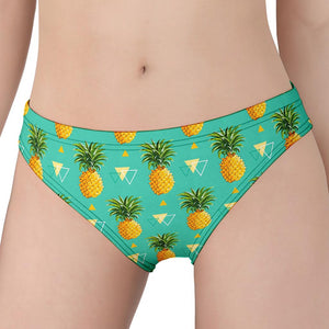 Geometric Pineapple Pattern Print Women's Panties