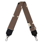 Geometric Pug Pattern Print Bag Strap