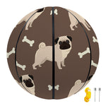 Geometric Pug Pattern Print Basketball