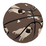 Geometric Pug Pattern Print Basketball