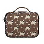 Geometric Pug Pattern Print Briefcase Bible Bag