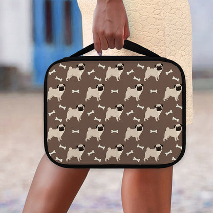 Geometric Pug Pattern Print Classic Bible Case