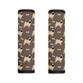Geometric Pug Pattern Print Handle Covers
