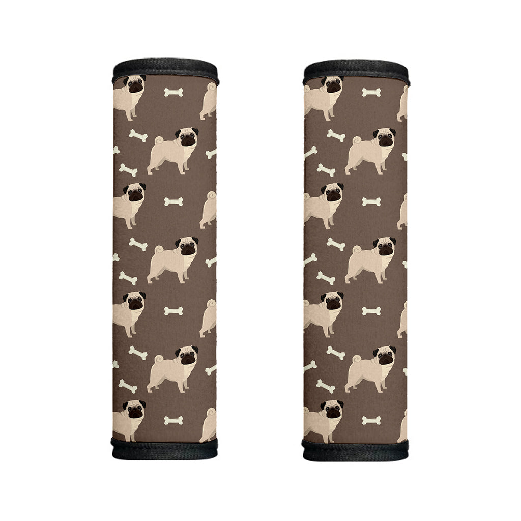 Geometric Pug Pattern Print Handle Covers