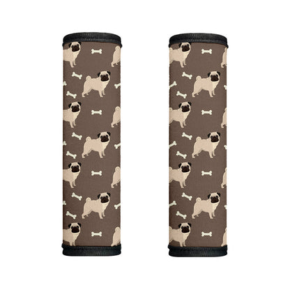 Geometric Pug Pattern Print Handle Covers