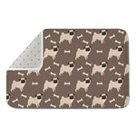 Geometric Pug Pattern Print Indoor Door Mat