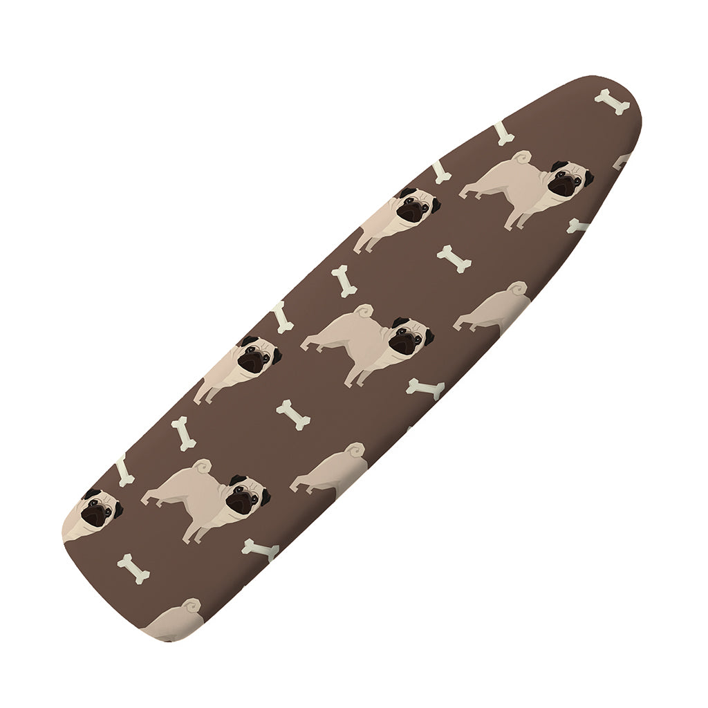 Geometric Pug Pattern Print Ironing Board Cover