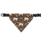 Geometric Pug Pattern Print Over The Collar Dog Bandana