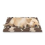 Geometric Pug Pattern Print Pet Cooling Mat Cover