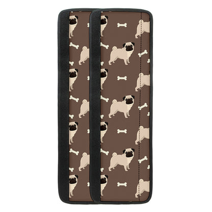 Geometric Pug Pattern Print Refrigerator Handle Covers