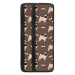 Geometric Pug Pattern Print Refrigerator Handle Covers