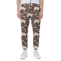 Geometric Pug Pattern Print Joggers