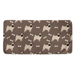 Geometric Pug Pattern Print Towel