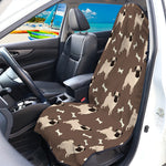 Geometric Pug Pattern Print Waterproof Car Seat Cover