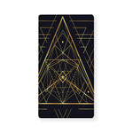 Geometric Pyramid Print Baby Crib Sheet