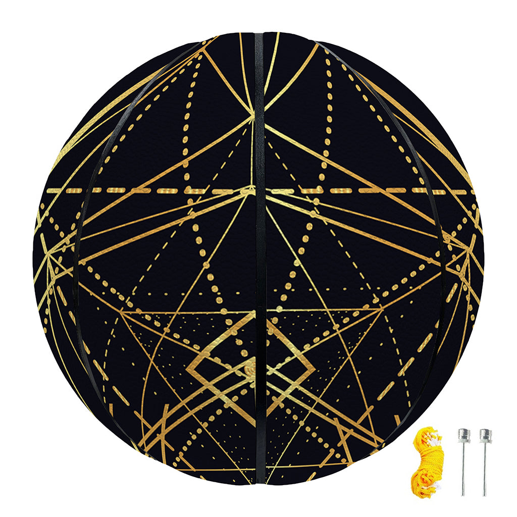 Geometric Pyramid Print Basketball