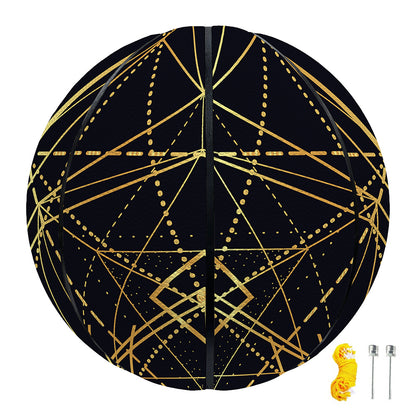 Geometric Pyramid Print Basketball