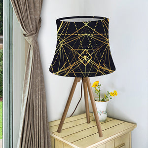 Geometric Pyramid Print Bell Lamp Shade