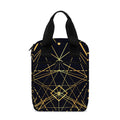 Geometric Pyramid Print Bible Tote Bag
