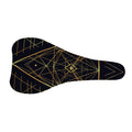 Geometric Pyramid Print Bicycle Seat Cover