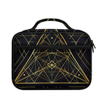 Geometric Pyramid Print Briefcase Bible Bag