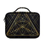 Geometric Pyramid Print Briefcase Bible Bag