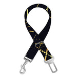 Geometric Pyramid Print Dog Seat Belt