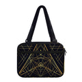 Geometric Pyramid Print Double Strap Bible Bag
