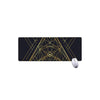 Geometric Pyramid Print Extended Mouse Pad