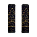 Geometric Pyramid Print Handle Covers