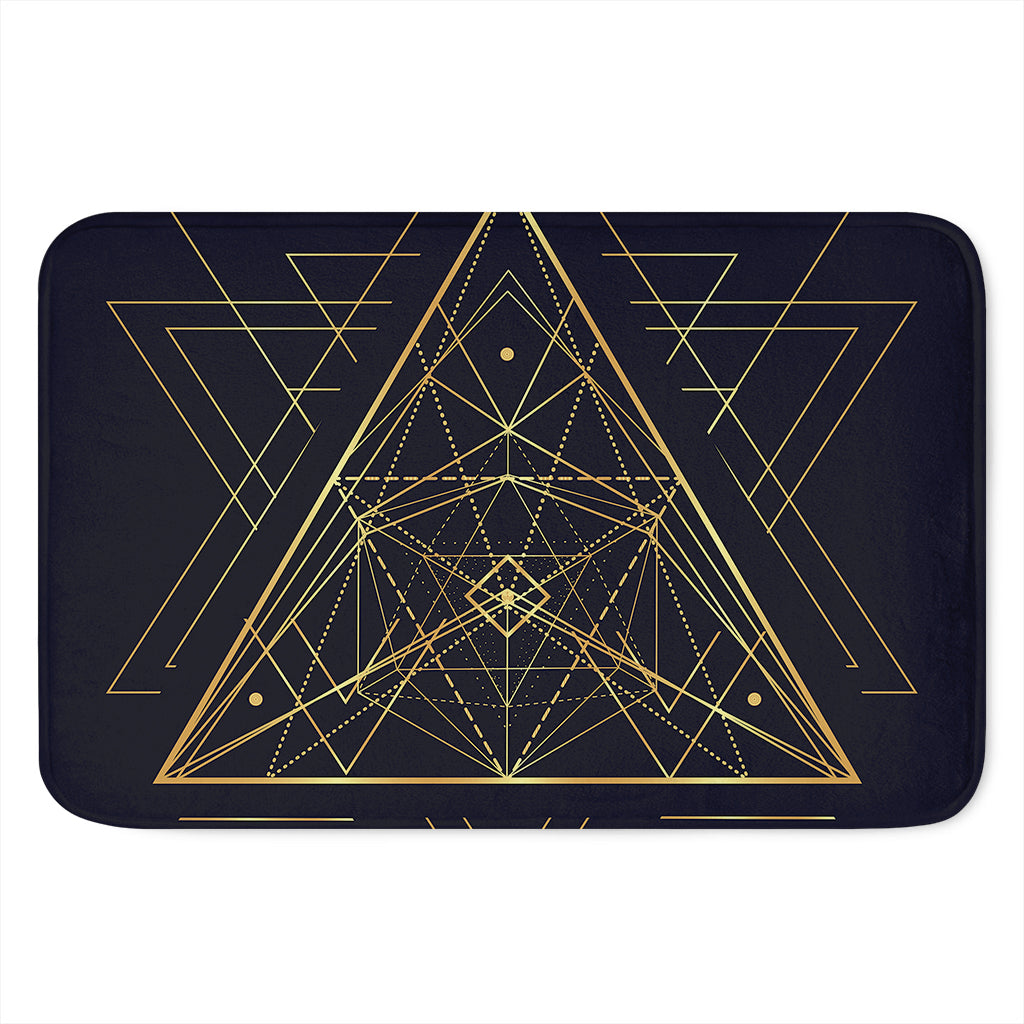 Geometric Pyramid Print Indoor Door Mat