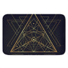 Geometric Pyramid Print Indoor Door Mat