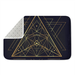 Geometric Pyramid Print Indoor Door Mat