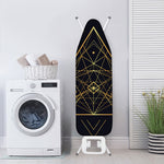 Geometric Pyramid Print Ironing Board Cover