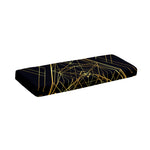 Geometric Pyramid Print Piano Keyboard Cover