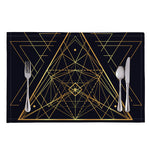 Geometric Pyramid Print Placemat