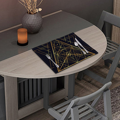 Geometric Pyramid Print Placemat