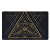 Geometric Pyramid Print Polyester Doormat