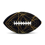 Geometric Pyramid Print Rugby Ball