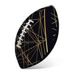 Geometric Pyramid Print Rugby Ball