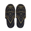 Geometric Pyramid Print Slippers